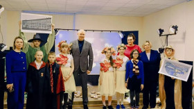 Открытие интерактивного музея «Русская изба» в школе-интернате «Красные Зори».